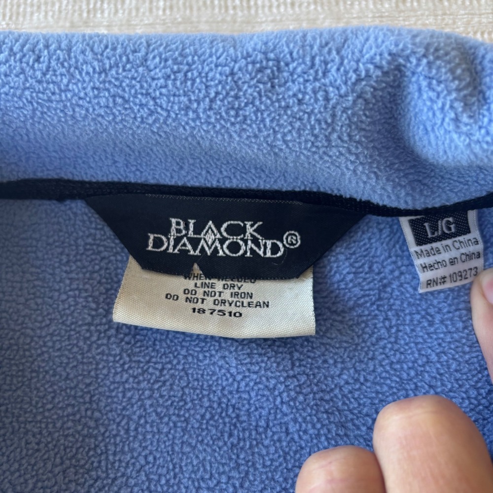 Black Diamond Womens Softshell Fleece Lined Jacket Periwinkle Blue Large 187510 - Picture 4 of 10